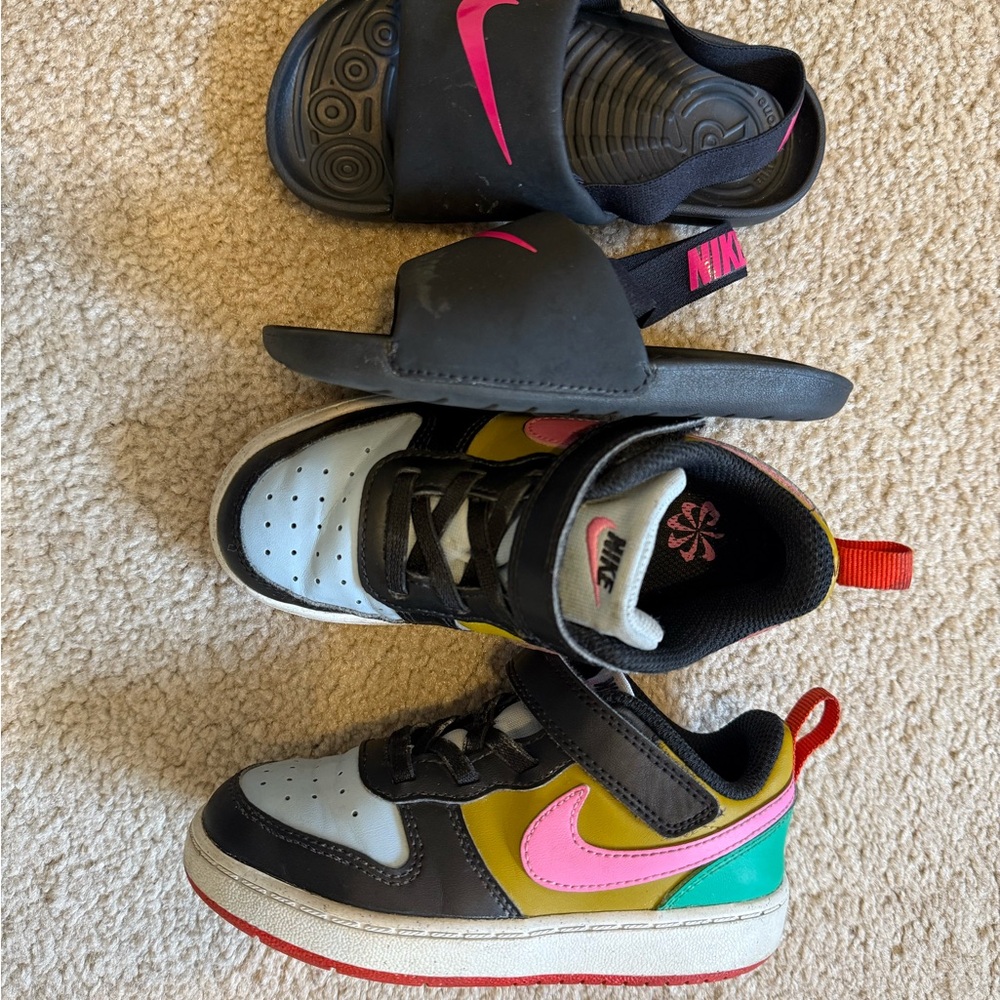 Nike Kids Multicolor Sneakers and Sandals